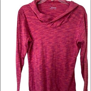 Columbia hoodie size XL in heather red